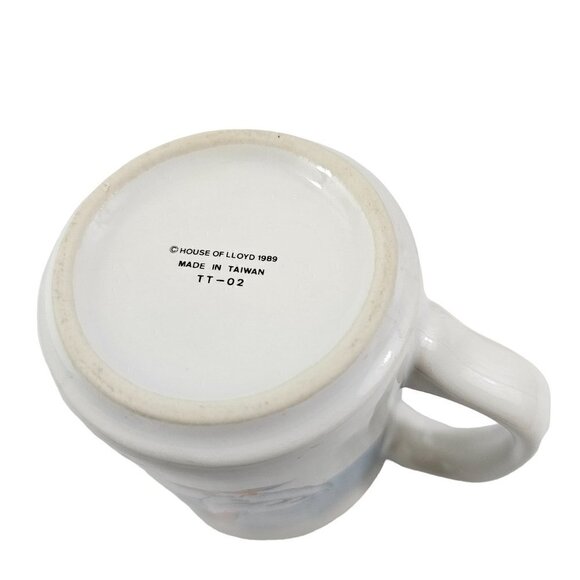 House of Lloyd Goose Bearies Teddy Bear & Goose  in the Snow Ceramic Cup Mugs - Picture 10 of 15